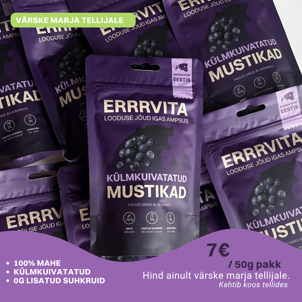 Külmkuivatatud mustikad (50g)