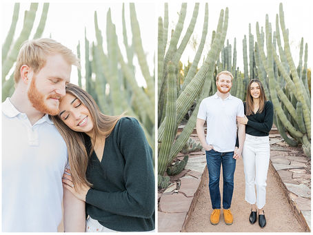 Beautiful Engagement Shoot at the Desert Botanical Garden in Phoenix, Arizona