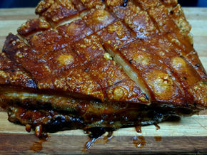 Pork Belly with Jissie Sussie Honey and Soy Sauce Glaze