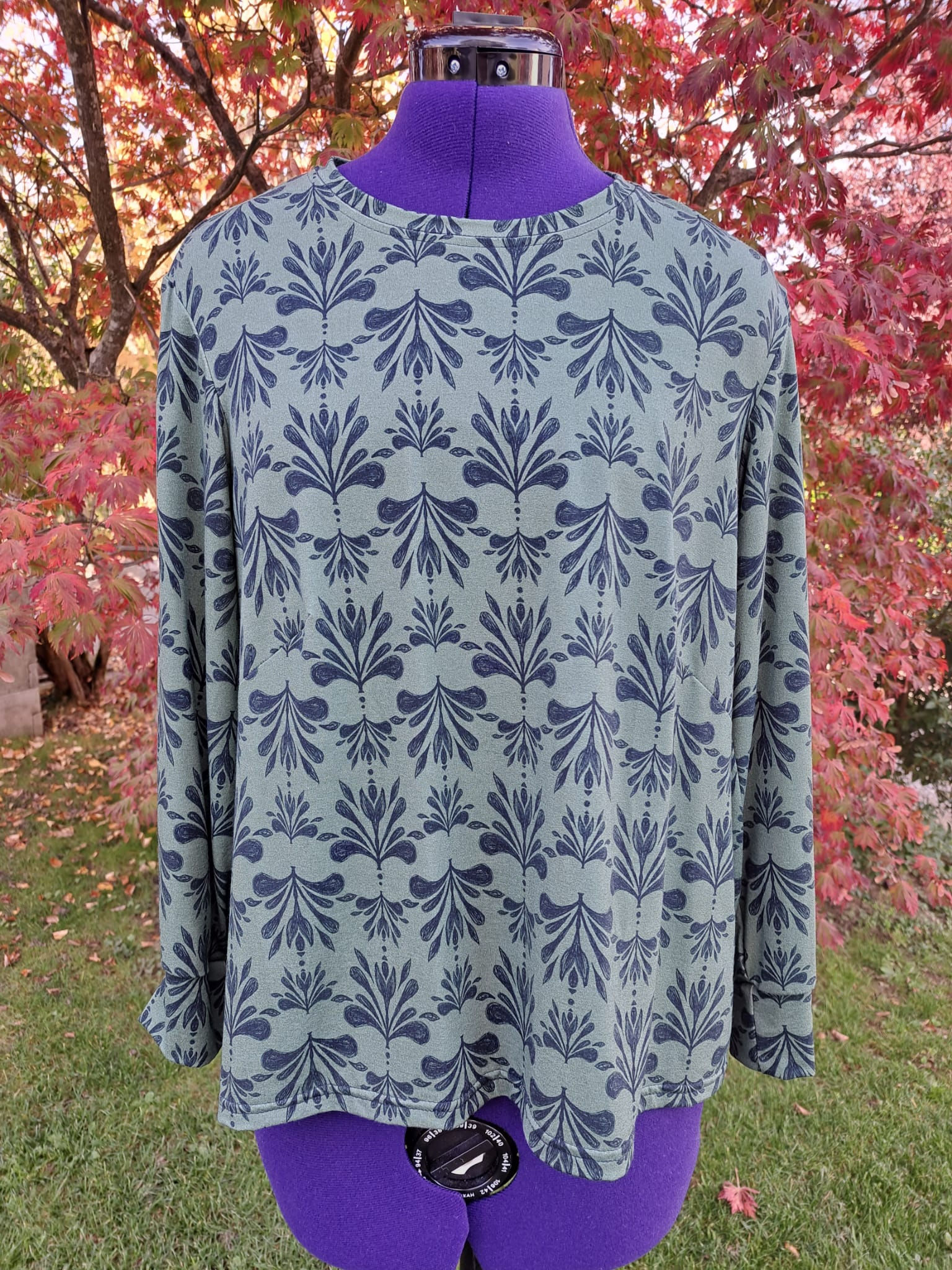 Bluse aus Viskosejersey