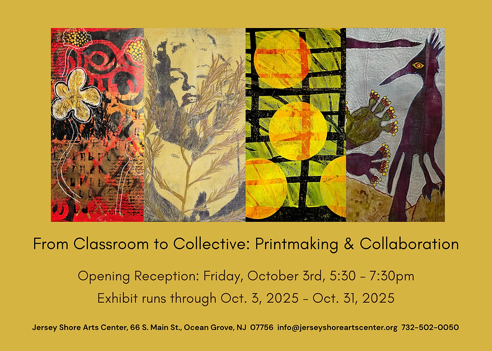 From Classroom to Collective: Printmaking & Collaboration - Oct. 3rd through Oct.31, 2025 