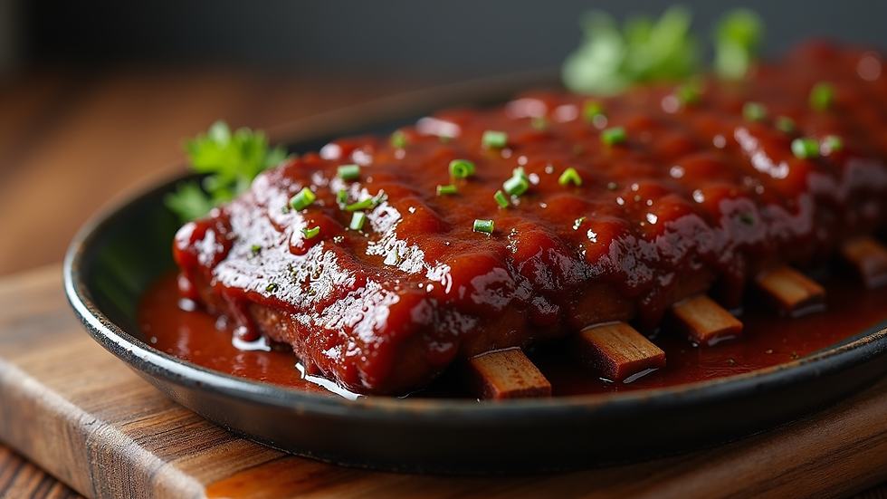 Indulge in Flavorful Baby Back Ribs at Flavours