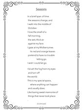 Seasons, by Jill Davis