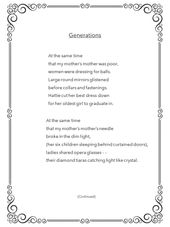 Generations, by Darla Wright