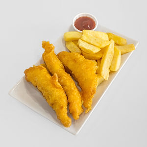 Cod Bites and Chips