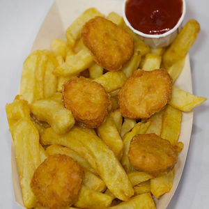 Chicken Nuggets and Chips