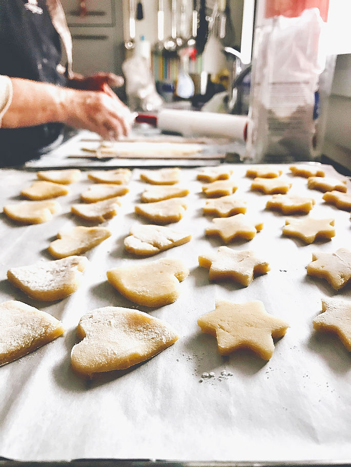 Formes de pâte à biscuits