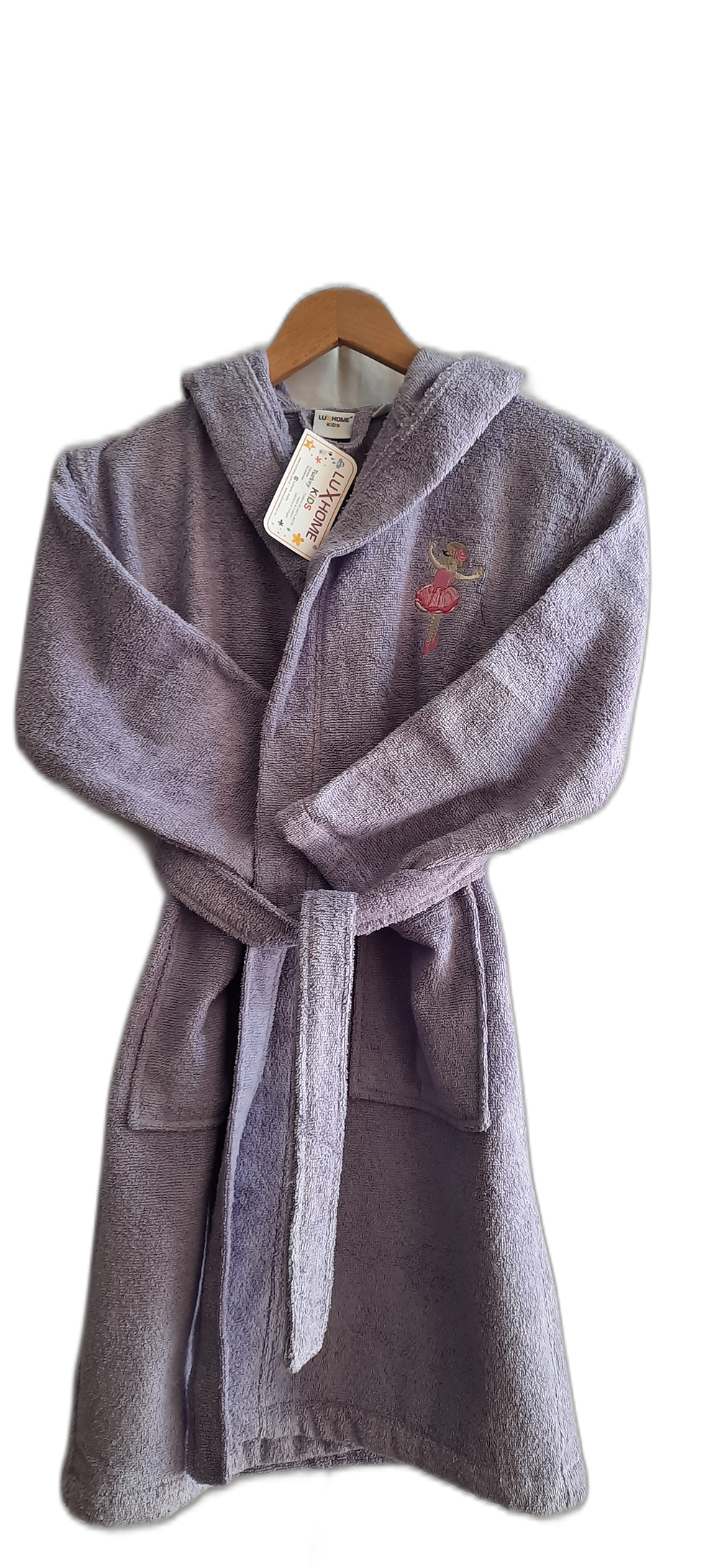 Thumbnail: Lux Home Kids Hooded Bathrobe 9-10 / 11-12 / 13-14