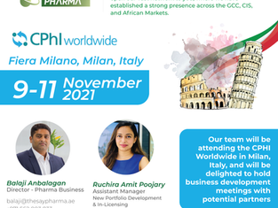 TheSAY Pharma at CPhI Worldwide - Milan, Italy