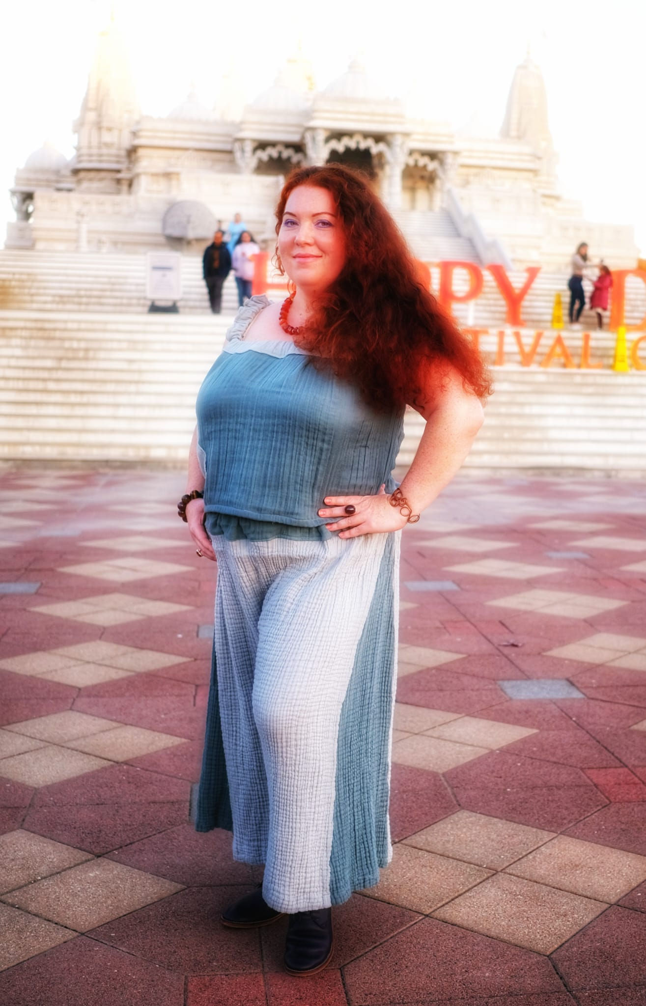 Trousers and blouse