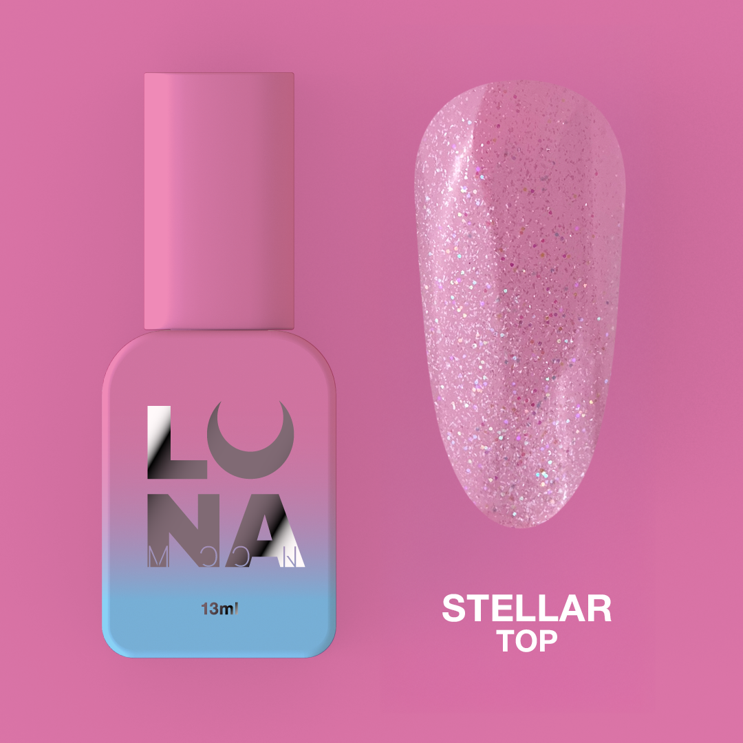 Top Coats With Decorative Elements STELLAR - 13 ml