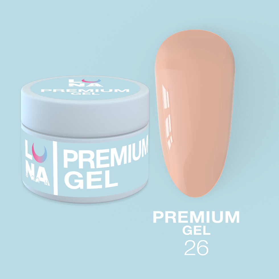 Premium gels 26 - 15ml/30ml/50ml