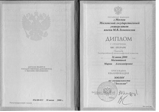 Диплом МГУ