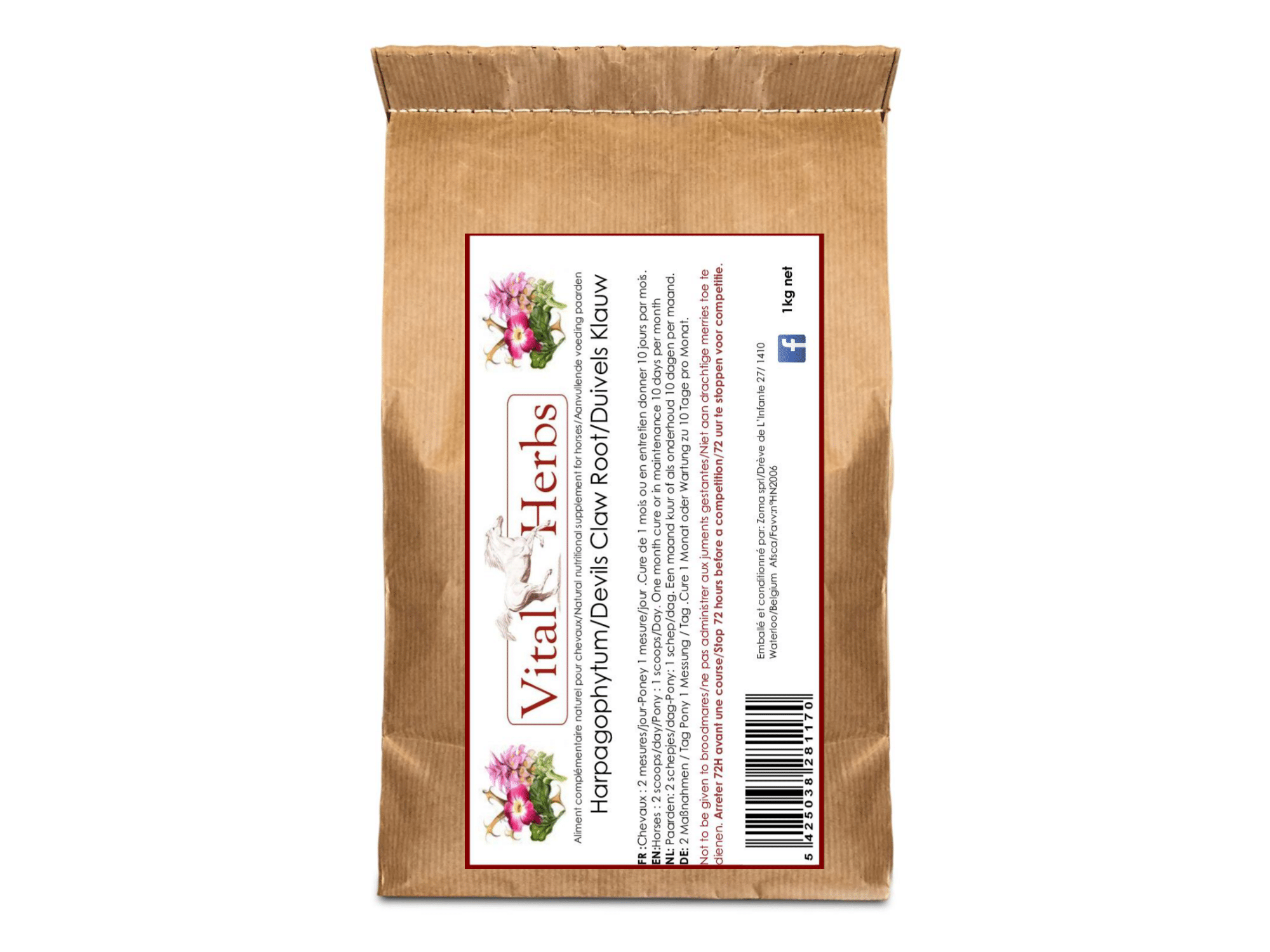 Vital Herbs Harpagophytum pur 1kg