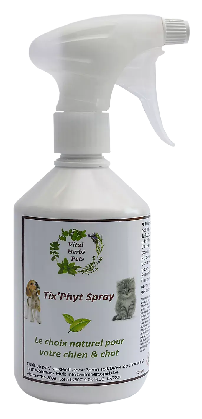 Vital Herbs Tix Phyt Spray Chiens  500ml