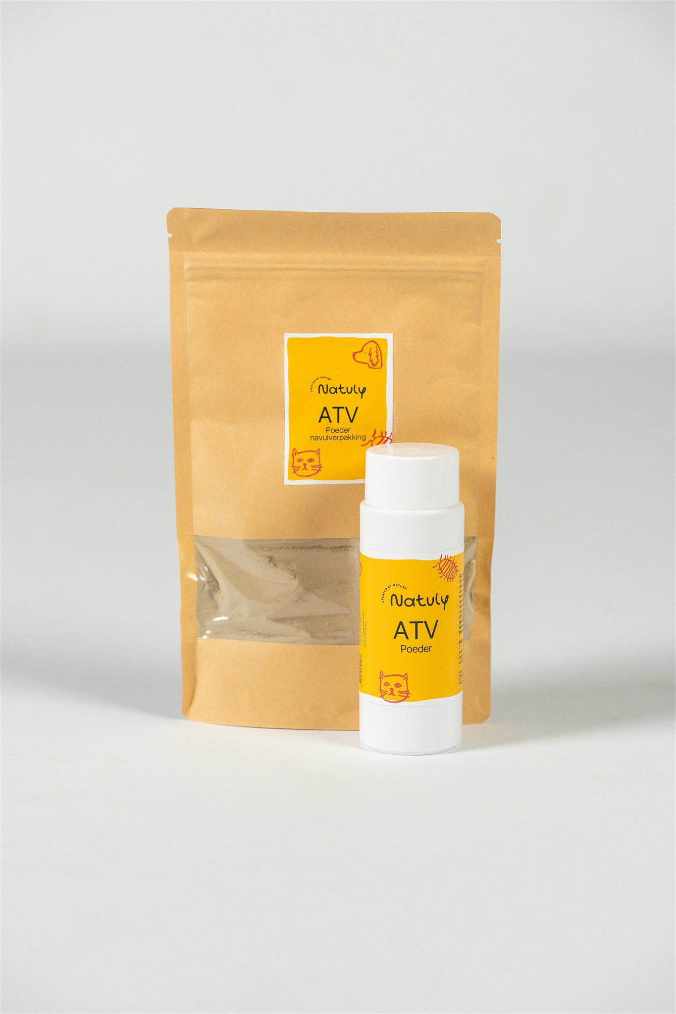 Anti tick and flea powder for animals