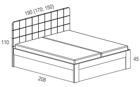 Postel Pohoda s úložným prostorem, dvoulůžko.JPG
