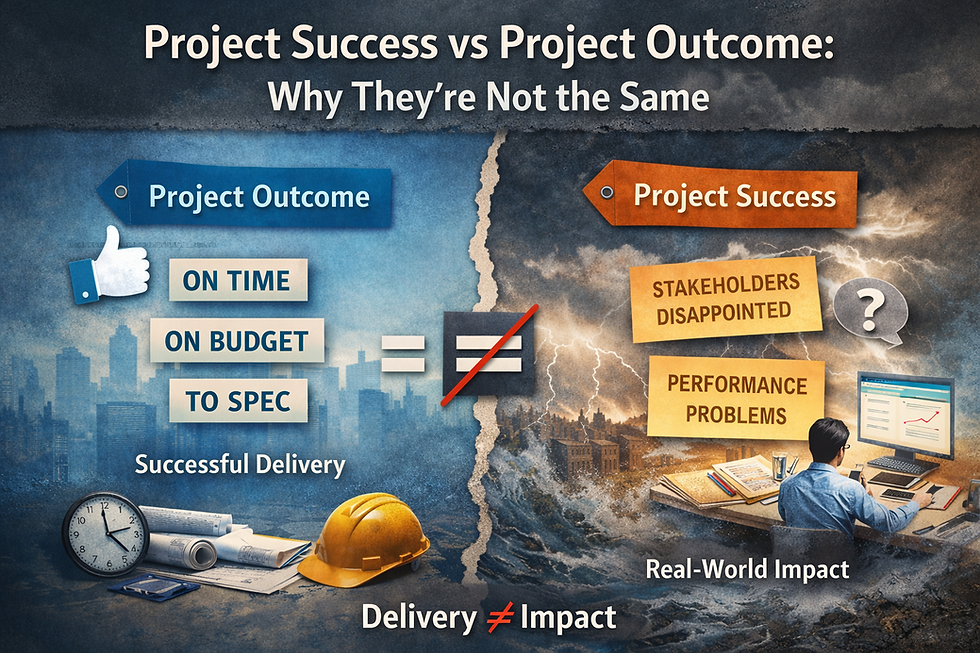 Part 1: Project Success vs Project Outcome — Why They’re Not the Same