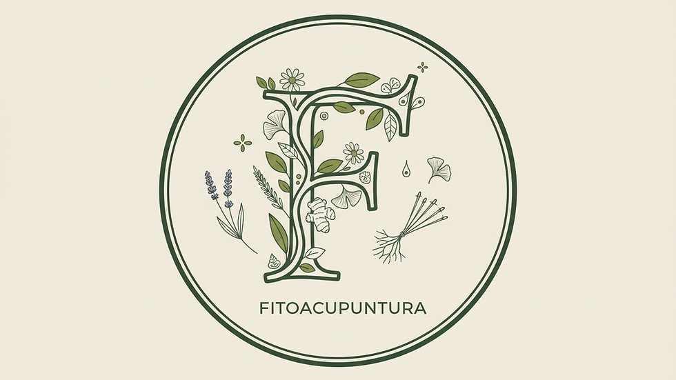Close-up view of medicinal plants used in fitoacupuntura