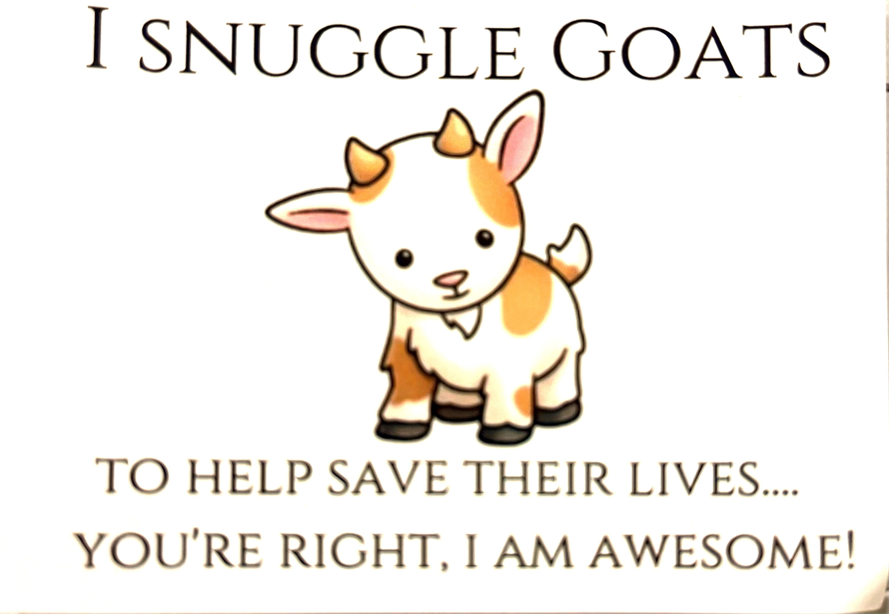 Goat Sticker to support farm