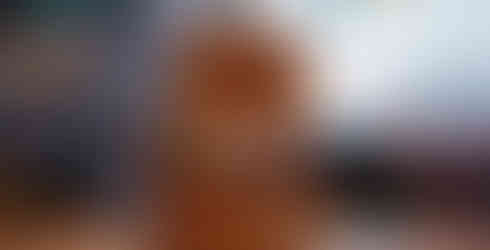 bruger piled high with onions, cheese, tater tots, bacon, etc.