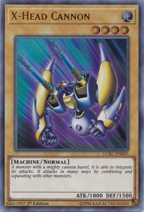 X-Head Cannon - LCKC-EN005 - Ultra Rare Unlimited Edition 