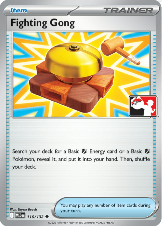 Fighting Gong(ESPAÑOL) - 116/132 - Prize Pack Brillante Card 