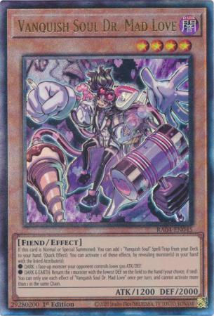 Vanquish Soul Dr. Mad Love - RA04-EN045 - Ultimate Rare 1st Edition