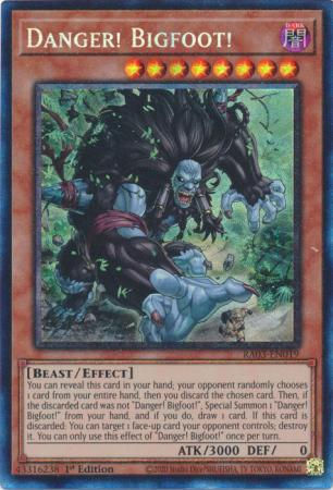 Danger! Bigfoot! - RA03-EN019 - Collector's Rare 1st Edition