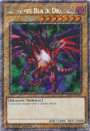 Red-Eyes Black Dragon (4th Art) - RA04-EN109 - Platinum Secret Rare 1st Edition