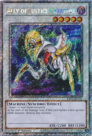 Ally of Justice Catastor - RA03-EN222 - Platinum Secret Rare 1st Edition