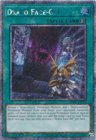 Draco Face-Off - RA04-EN262 - Platinum Secret Rare 1st Edition