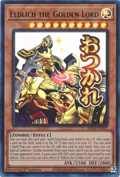 Eldlich The Golden Lord - RA05-EN097 - Ultra Rare 1st Edition(Variant Art)