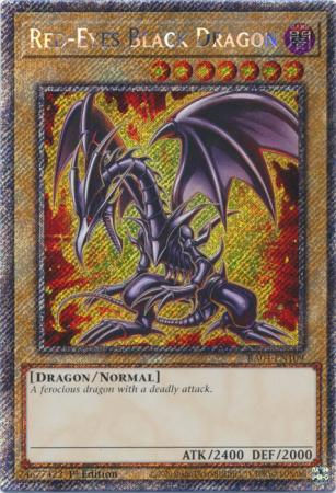 Red-Eyes Black Dragon (7th Art) - RA04-EN109 - Platinum Secret Rare 1st Edition