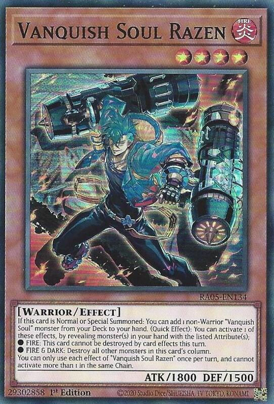 Vanquish Soul Razen - RA05-EN134 - Super Rare 1st Edition 