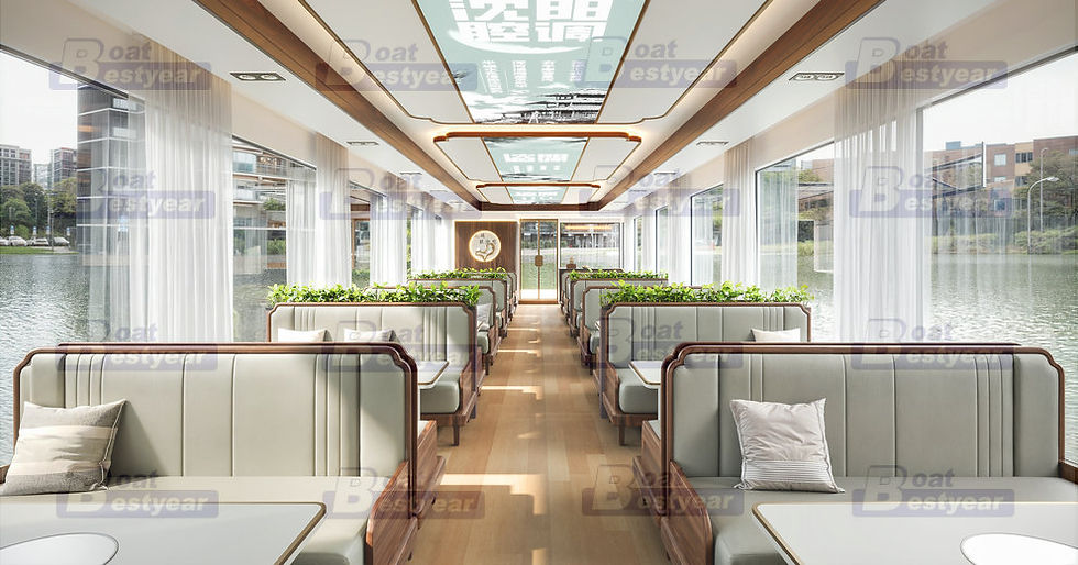 Thumbnail: Bestyear Steel Hull Two layer tour party boat PB2665A