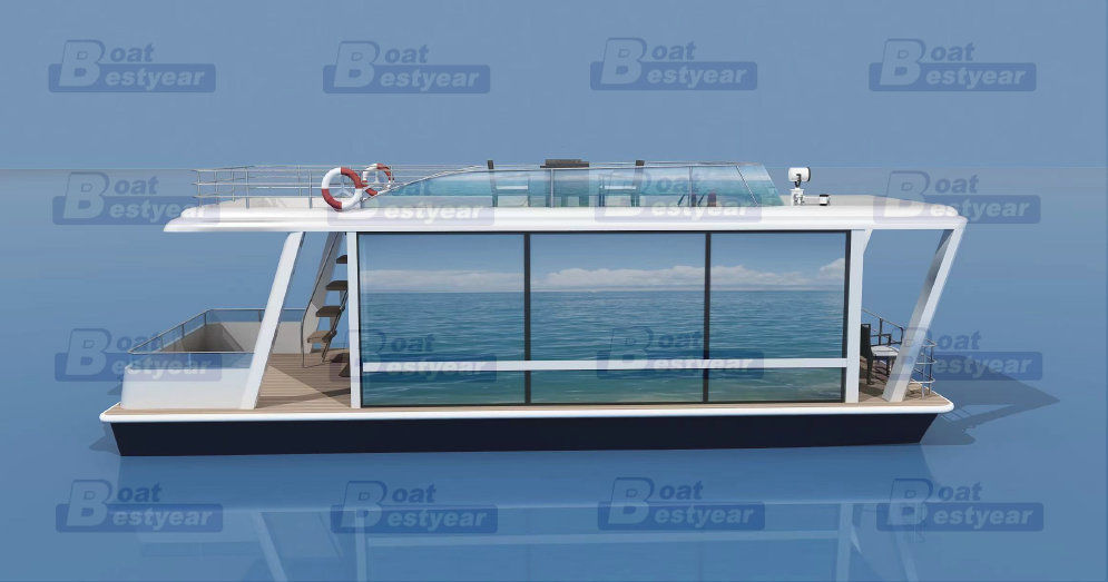 Bestyear Fiberglass House Boat-HS1280B