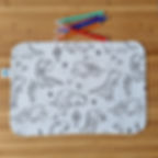 Coloriage lavable Motif Dinosaures