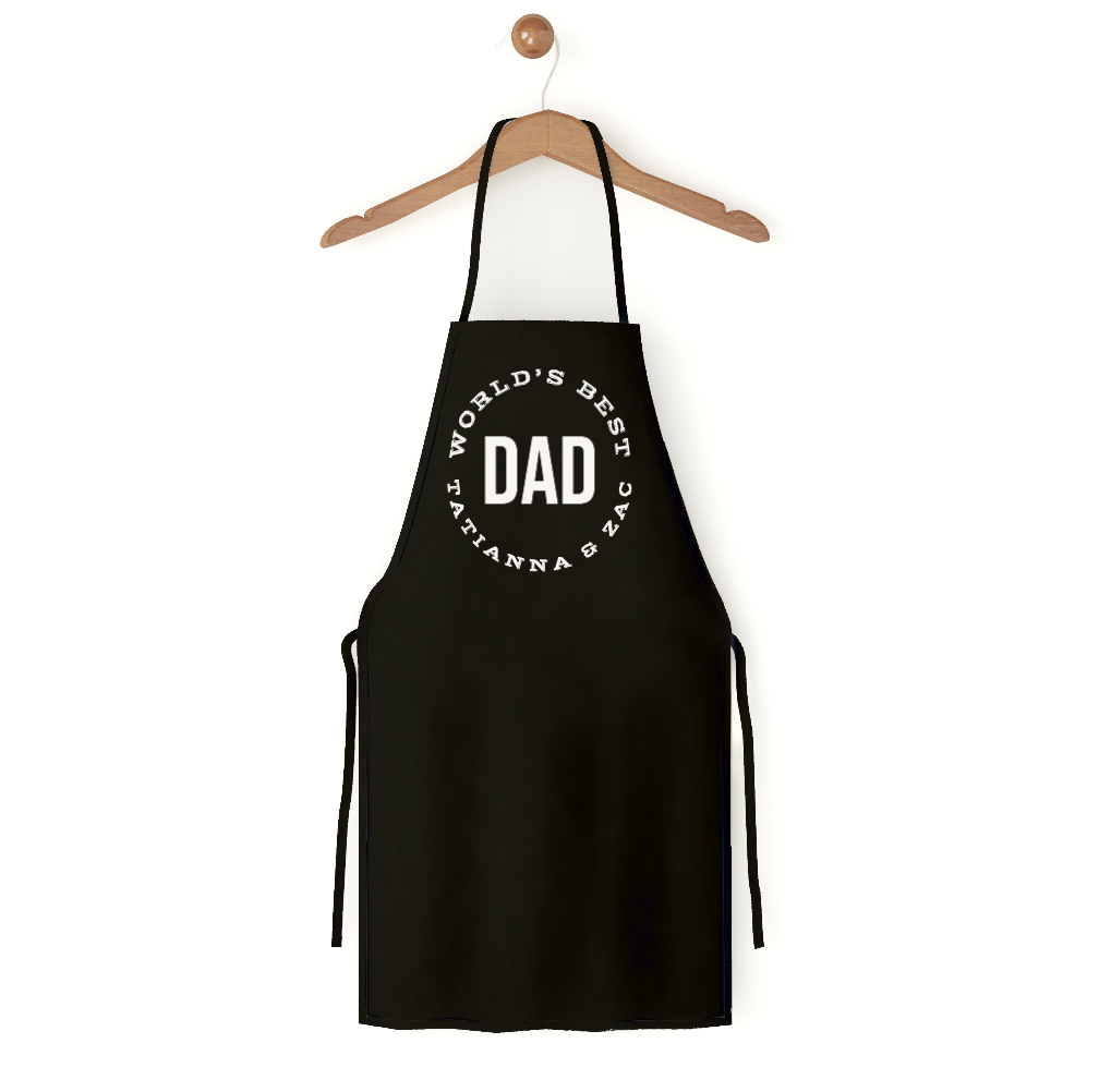 Personalized Best Dad Apron