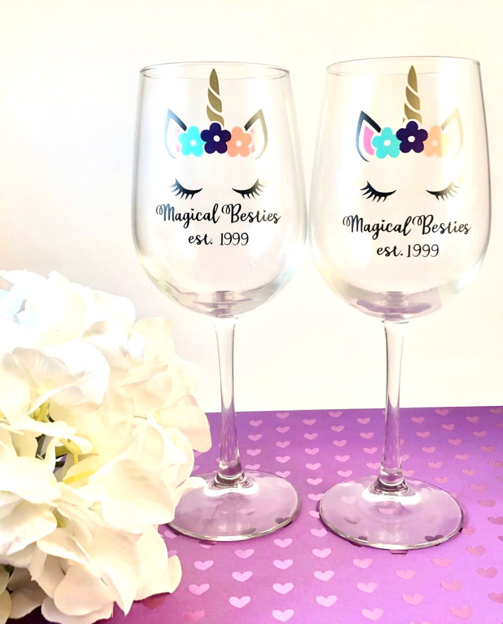Magical Besties Wine Glass Set