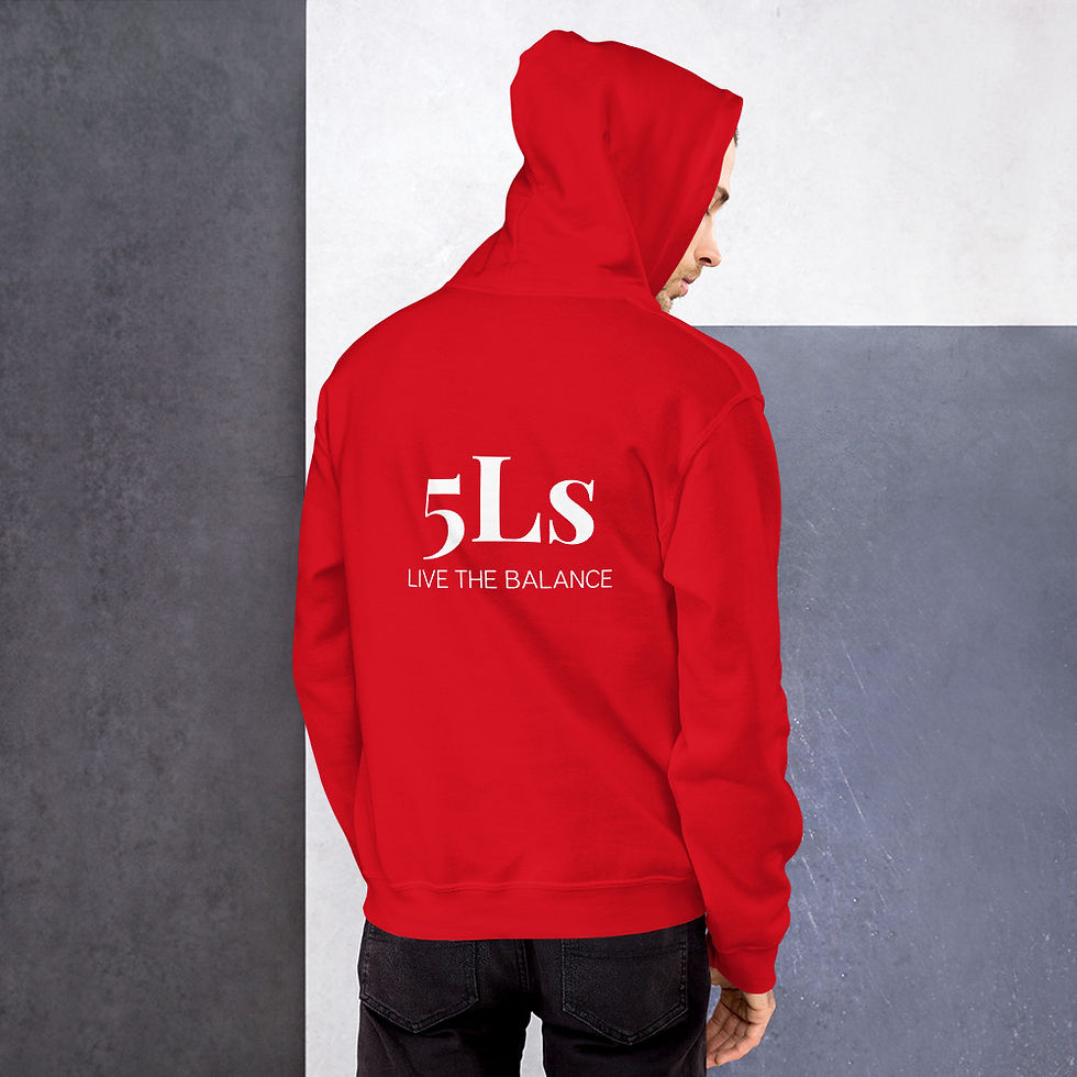 Thumbnail: 5Ls Live The Balance Unisex Hoodie