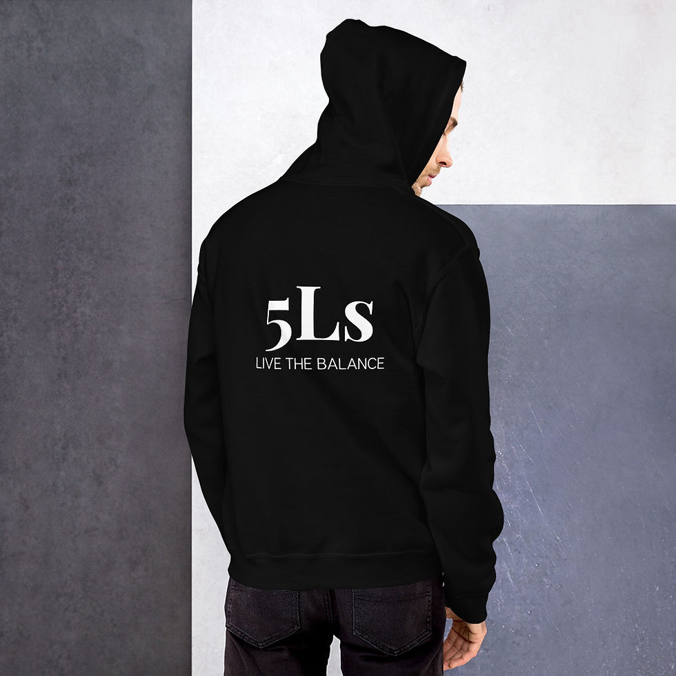 Thumbnail: 5Ls Live The Balance Unisex Hoodie