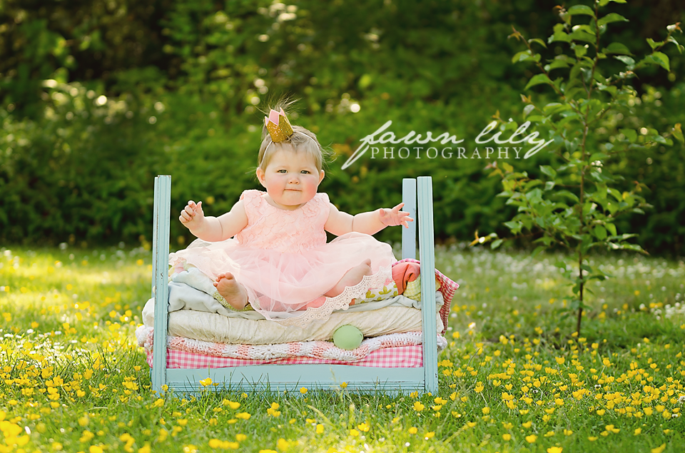Sidney BC Baby Photographer, Fawn Lily Photography, Baby Portraiture, Princess and the Pea, Stylized Session, Fairy tale Photography