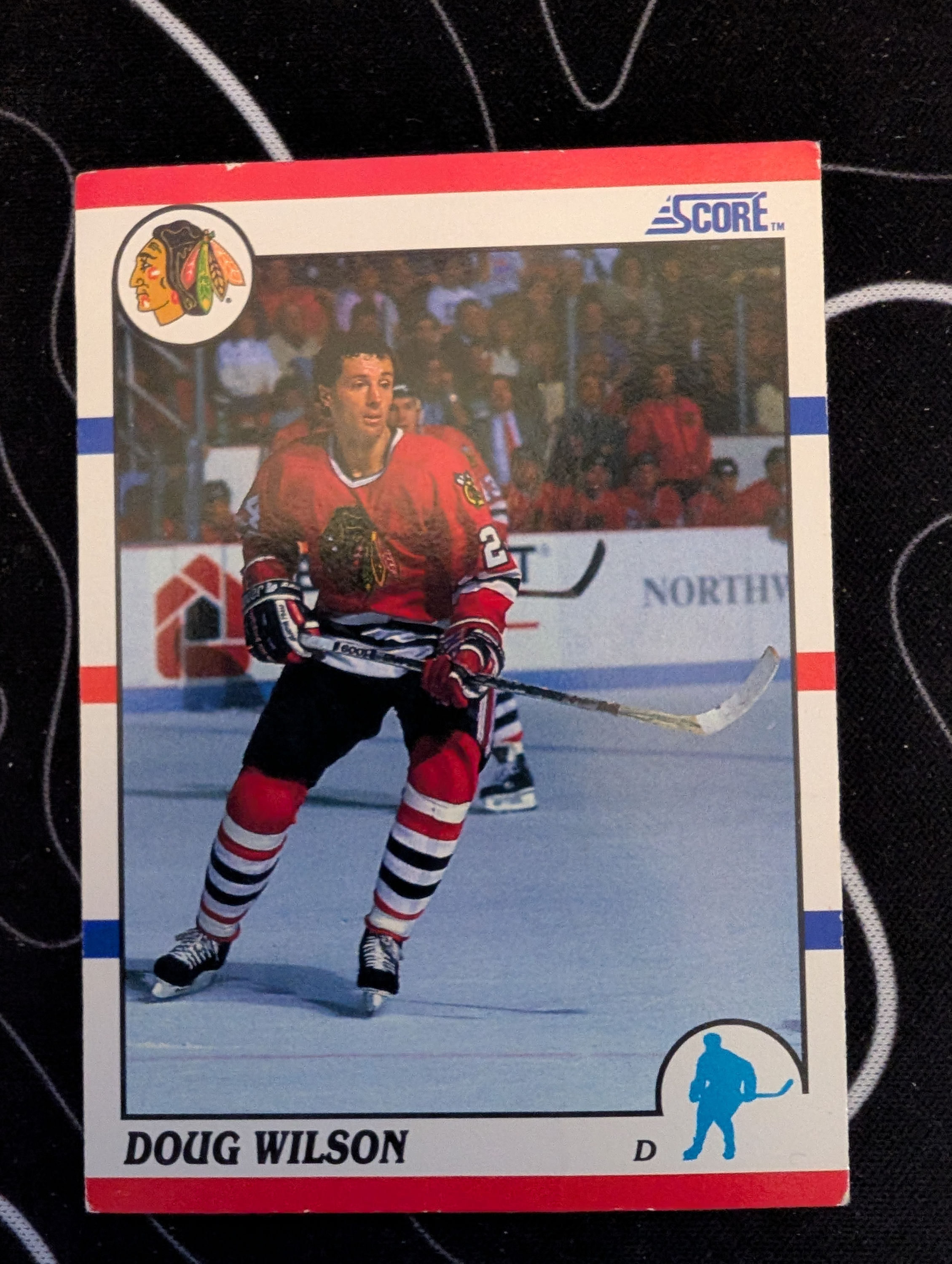 Doug Wilson #68 1990 Score Hottest and Rising Stars