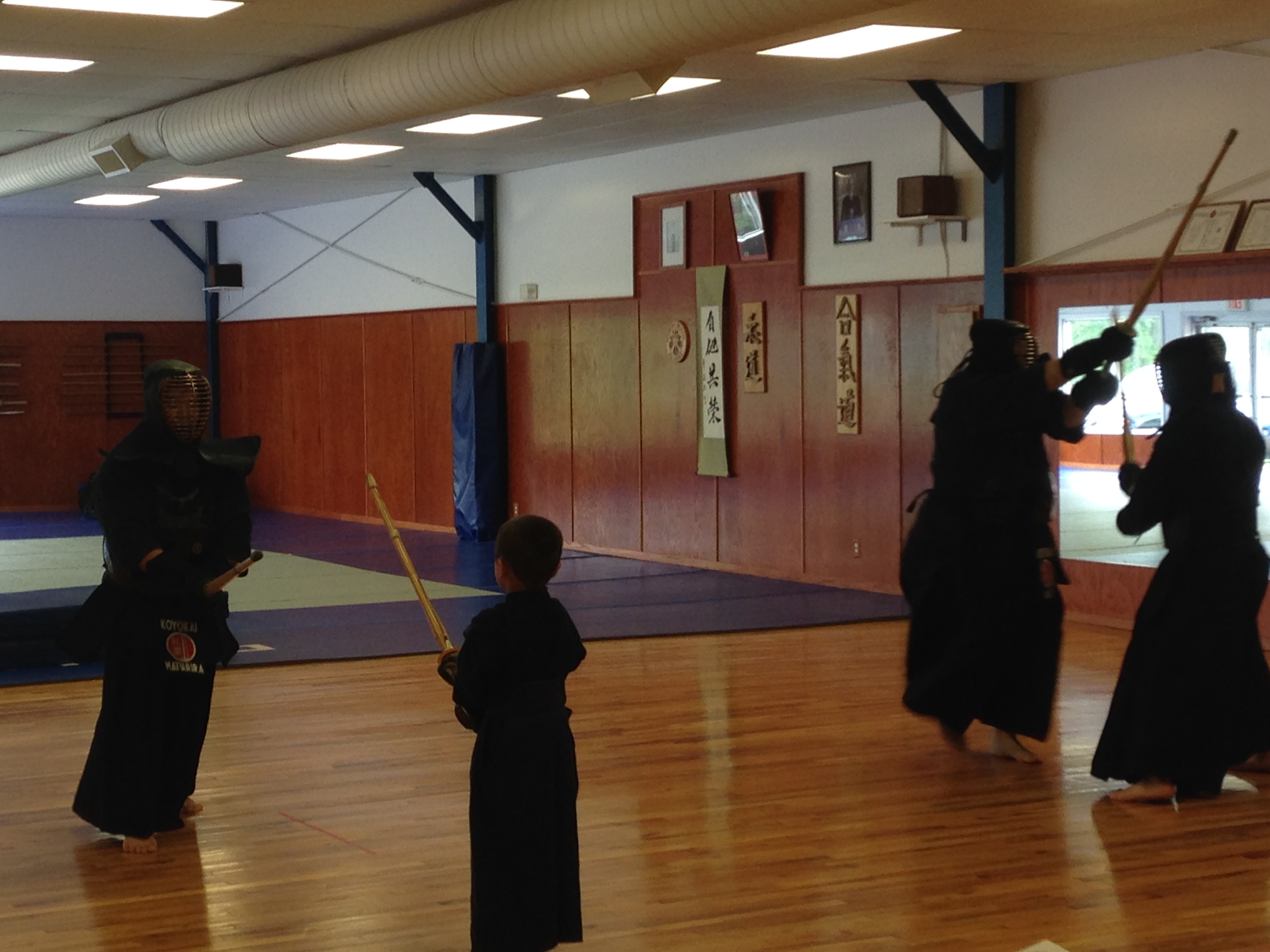 Kendo practice