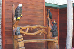 Alonzo Montoya Chainsaw Carved Bench 12.JPG