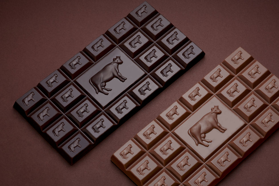 milk and dark chocolate