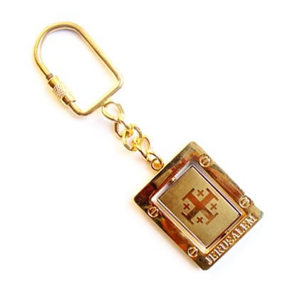 Square Rotating Keychain