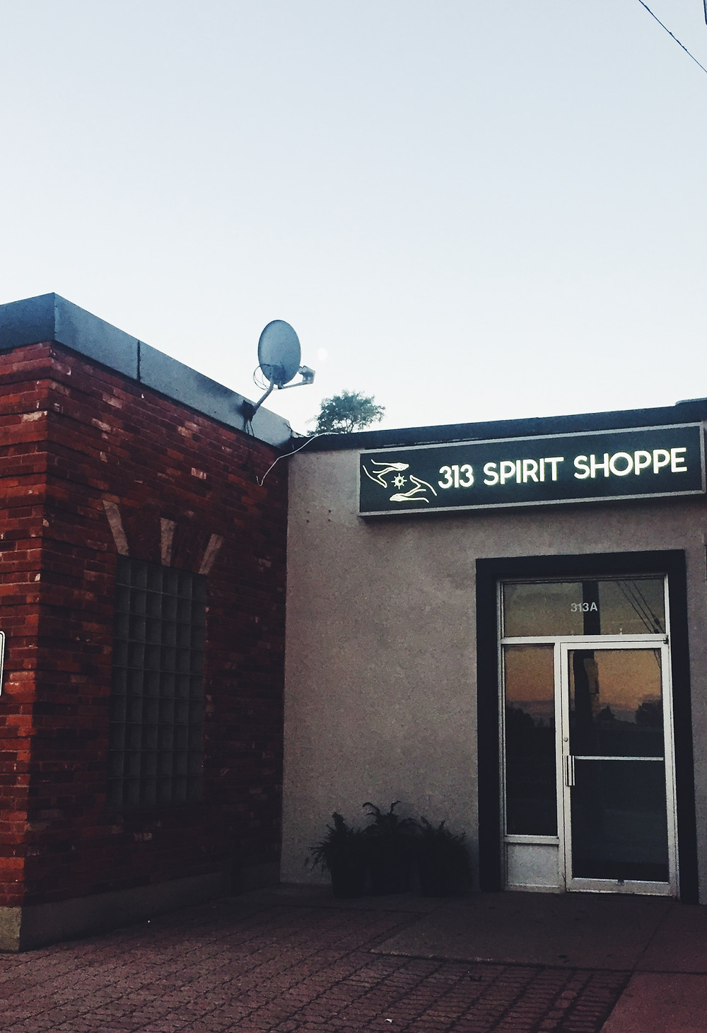 313 Spirit Shoppe at it's former location of 313A Hurontario Street in Collingwood