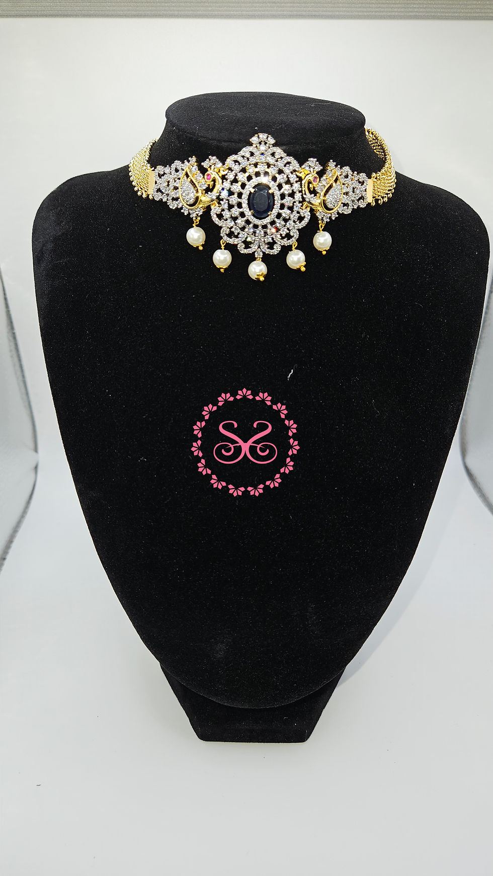 CZ Stones Choker Set